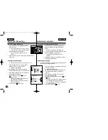 Предварительный просмотр 69 страницы Samsung SC-D93 Owner'S Instruction Book