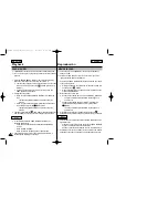 Preview for 75 page of Samsung SC-D93 Owner'S Instruction Book