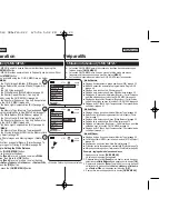 Предварительный просмотр 26 страницы Samsung SC-D963 Owner'S Instruction Manual