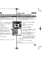 Предварительный просмотр 33 страницы Samsung SC-D963 Owner'S Instruction Manual