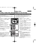 Предварительный просмотр 36 страницы Samsung SC-D963 Owner'S Instruction Manual