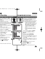 Предварительный просмотр 47 страницы Samsung SC-D963 Owner'S Instruction Manual