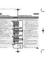 Предварительный просмотр 49 страницы Samsung SC-D963 Owner'S Instruction Manual