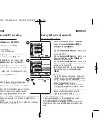 Предварительный просмотр 58 страницы Samsung SC-D963 Owner'S Instruction Manual