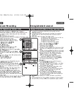 Предварительный просмотр 60 страницы Samsung SC-D963 Owner'S Instruction Manual