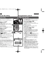 Предварительный просмотр 62 страницы Samsung SC-D963 Owner'S Instruction Manual