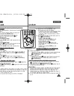 Предварительный просмотр 65 страницы Samsung SC-D963 Owner'S Instruction Manual