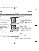 Предварительный просмотр 68 страницы Samsung SC-D963 Owner'S Instruction Manual