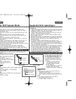 Предварительный просмотр 74 страницы Samsung SC-D963 Owner'S Instruction Manual