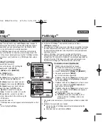 Предварительный просмотр 93 страницы Samsung SC-D963 Owner'S Instruction Manual