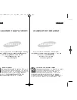 Предварительный просмотр 116 страницы Samsung SC-D963 Owner'S Instruction Manual