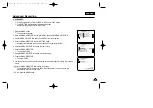 Предварительный просмотр 42 страницы Samsung SC-D99 Owner'S Instruction Book