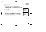 Предварительный просмотр 44 страницы Samsung SC-D99 Owner'S Instruction Book