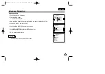 Предварительный просмотр 54 страницы Samsung SC-D99 Owner'S Instruction Book