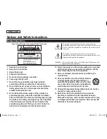 Предварительный просмотр 2 страницы Samsung SC-DC163 Owner'S Instruction Manual