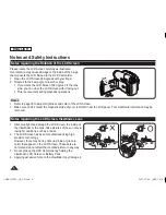 Предварительный просмотр 6 страницы Samsung SC-DC171 Owner'S Instruction Book