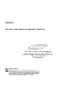 Предварительный просмотр 128 страницы Samsung SC-DC171 Owner'S Manual