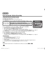 Предварительный просмотр 42 страницы Samsung SC DC173U - Camcorder - 680 KP Owner'S Instruction Book