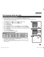 Предварительный просмотр 43 страницы Samsung SC DC173U - Camcorder - 680 KP Owner'S Instruction Book