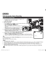 Предварительный просмотр 44 страницы Samsung SC DC173U - Camcorder - 680 KP Owner'S Instruction Book