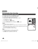 Предварительный просмотр 50 страницы Samsung SC DC173U - Camcorder - 680 KP Owner'S Instruction Book