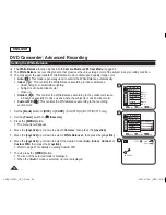 Предварительный просмотр 56 страницы Samsung SC DC173U - Camcorder - 680 KP Owner'S Instruction Book