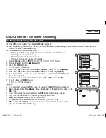 Предварительный просмотр 61 страницы Samsung SC DC173U - Camcorder - 680 KP Owner'S Instruction Book