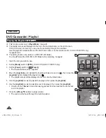 Предварительный просмотр 70 страницы Samsung SC DC173U - Camcorder - 680 KP Owner'S Instruction Book