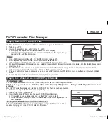 Предварительный просмотр 81 страницы Samsung SC DC173U - Camcorder - 680 KP Owner'S Instruction Book