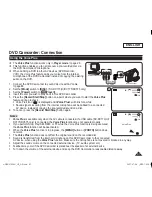 Предварительный просмотр 87 страницы Samsung SC DC173U - Camcorder - 680 KP Owner'S Instruction Book