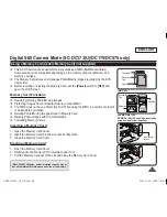 Предварительный просмотр 89 страницы Samsung SC DC173U - Camcorder - 680 KP Owner'S Instruction Book