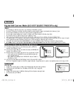 Предварительный просмотр 90 страницы Samsung SC DC173U - Camcorder - 680 KP Owner'S Instruction Book