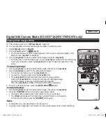 Предварительный просмотр 95 страницы Samsung SC DC173U - Camcorder - 680 KP Owner'S Instruction Book