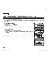 Предварительный просмотр 102 страницы Samsung SC DC173U - Camcorder - 680 KP Owner'S Instruction Book