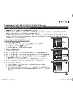 Предварительный просмотр 105 страницы Samsung SC DC173U - Camcorder - 680 KP Owner'S Instruction Book