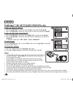 Предварительный просмотр 106 страницы Samsung SC DC173U - Camcorder - 680 KP Owner'S Instruction Book