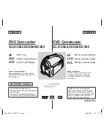 Samsung SC-DC563 Owner'S Instruction Book preview