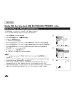 Preview for 92 page of Samsung SC-DCl 73(U) Owner'S Manual