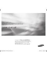 Samsung SC-DX103 User Manual preview