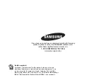 Предварительный просмотр 147 страницы Samsung SC-DX200 User Manual