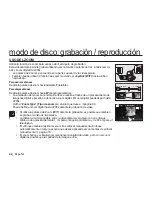 Preview for 54 page of Samsung SC DX205 - Camcorder - 680 KP Manual Del Usuario