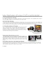 Предварительный просмотр 2 страницы Samsung SC DX205 - Camcorder - 680 KP User Manual