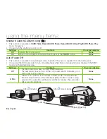 Предварительный просмотр 110 страницы Samsung SC DX205 - Camcorder - 680 KP User Manual