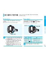 Preview for 21 page of Samsung SC HMX20C - Camcorder - 1080p (Korean) User Manual