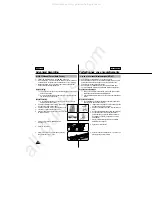 Preview for 36 page of Samsung SC-L600 Owner'S Instruction Book