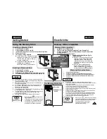 Предварительный просмотр 34 страницы Samsung SC-M105S Owner'S Instruction Book