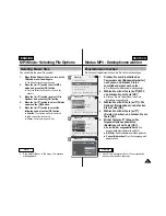 Preview for 74 page of Samsung SC-M105S Owner'S Instruction Book