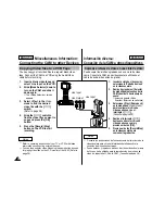 Предварительный просмотр 109 страницы Samsung SC-M110B Owner'S Instruction Book