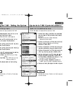 Preview for 96 page of Samsung SC-X110L Owner'S Instruction Book