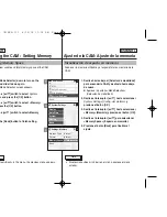 Preview for 102 page of Samsung SC-X110L Owner'S Instruction Book